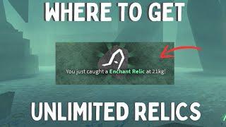 WHERE TO GET UNLIMITED ENCHANT RELICSROBLOX FISCH