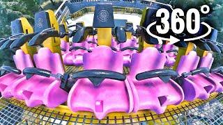 Theme Park 360 VR Thrill Ride Spinning Coaster