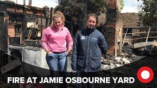 Reaction to the fire at Jamie Osborne's yard