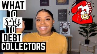 WHAT TO SAY TO DEBT COLLECTORS WHEN THEY CALL | Collection Tips | Repair Your Own Credit ‼️