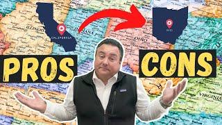 Moving From CALIFORNIA to OHIO? [PROS & CONS] The EXODUS CONTINUES!