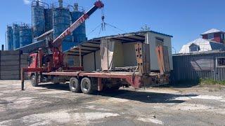 Три негабарита за один день кран-балкой или манипулятором 7 т.