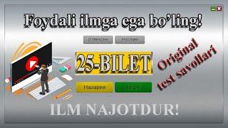 Test bilet-25