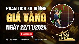 Phân tích xu hướng giá vàng ngày 22/11/2024 #xuhuonggiavang #giavanghomnay #dubaogiavang