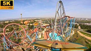 Shambhala POV 5K WORLD’S BEST HYPER COASTER PortAventura, Spain