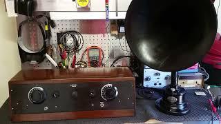 Crosley Trirdyne 1121 playing with a Thompson H-3 speaker