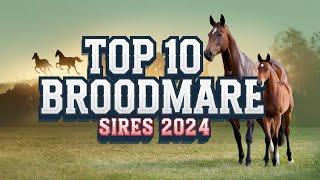 Top 10 Broodmare Sires of 2024 | Legends of Racing Pedigree