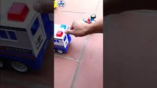 Toy car assembly, spiderman car, police car  #shorts