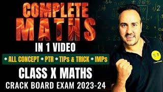 Complete Maths in 1 Video Class 10th | Complete NCERT Maths All Concept for Board Exam by Ushank Sir