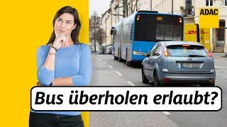 Bus, Warnblinker, Haltestelle & Co. – Das sind die Regeln! | ADAC | Recht? Logisch!