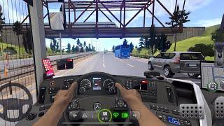 Realistic bus simulator mobile high graphics USA travel route | android and IOS download