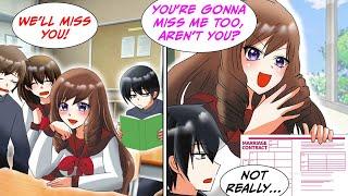 [Manga Dub] Rich Girl Hands Marriage Papers to Poor Me Before Her Transfer... The Reason Why?!