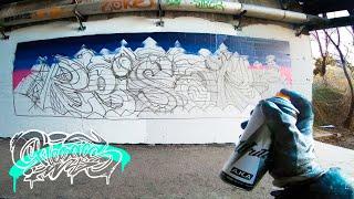 RESAKS - ️ Christmas Graffiti Wall ️ [ Spray Painting ]