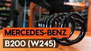 Wie MERCEDES-BENZ B200 (W245) Federn hinten wechseln [AUTODOC TUTORIAL]