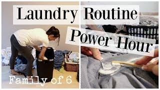 Speed Cleaning Power Hour Laundry Routine - Stay At Home Mom  NaturallyThriftyMom