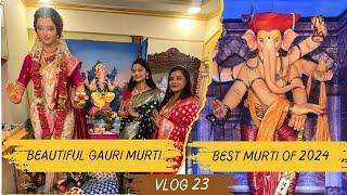 Best Ganesh Murti of 2024 | Most Beautiful Gauri  Murti ️ | Vlog 23