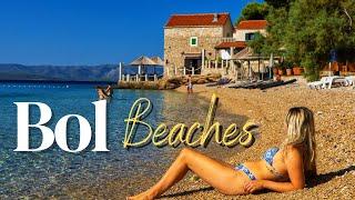 Bol Town beaches, Brač Island, Croatia