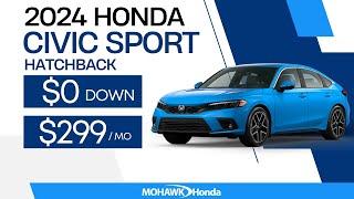 2024 Honda Civic Lease Special at Mohawk Honda