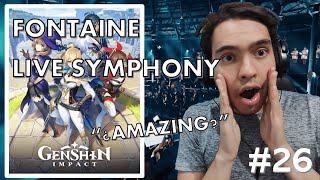 Gamer and Pianist Reacts to FONTAINE LIVE SYMPHONY from Genshin Impact OST