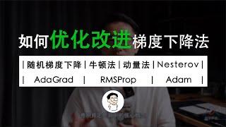 “随机梯度下降、牛顿法、动量法、Nesterov、AdaGrad、RMSprop、Adam”，打包理解对梯度下降法的优化