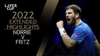 Cameron Norrie v Taylor Fritz Extended Highlights | Laver Cup 2022