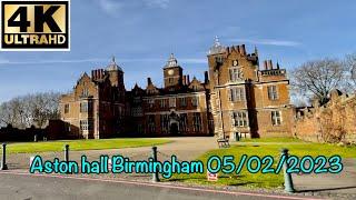 Aston hall Birmingham England uk 4K