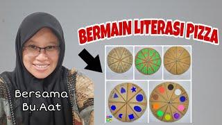 PIZZA LITERASI BERSAMA BU.AAT #Eps.179 #igtki #himpaudi #igra #kober #literasi#tutorial #diycraft