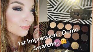 Urban Decay x Gwen Stefani Eyeshadow Palette : 1st Impression : Demo : Swatches