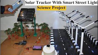 New Science Project, Solar Tracking With Smart Street Light Project, Inspire Award Project #science