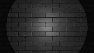 Spotlight On A Grey Brick Wall Animated Overlay & Background 4K | Free to use !