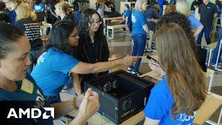 National STEM Day: AMD Empowers Students Through an Interactive Computer Build