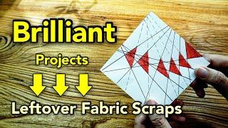 Brilliant Projects to Upcycle Leftover Fabric Scraps / Useful sewing tips and tricks