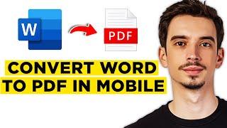 How To Convert Word To PDF In Mobile (2024) - Full Guide!