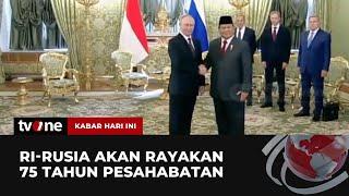 Perkuat Kerjasama dengan Rusia, Prabowo Bertemu Putin di Kremlin | Kabar Hari Ini tvOne