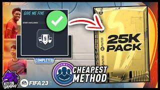 FIFA 23: Give Me Five SBC Cheapest Solution  (Hybrid Leagues)