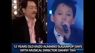 SUGARPOP Days 12Years Old Enzo Almario with Muscial Director Danny Tan