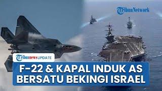 Rangkuman Israel-Hamas: Satelit Rusia Bantu Houhti, AS Unjuk Kekuatan F-22 hingga Kapal Induk Mini