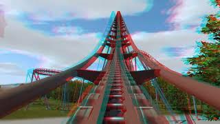 3D Glasses Roller coaster Red and Blue Amazing 3D ride Must need RED and BLUE glasses....
