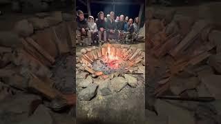 Разговоры у кострища. Вечерние традиции #застава #мужскойкруг