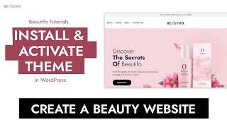 How to Install WordPress Theme | Create Beauty Cosmetics Store in WordPress | Themelexus