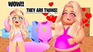 MY MOM IS PREGNANT WITH TWINS IN ROBLOX BROOKHAVEN!