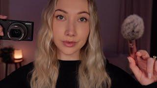 ASMR Photographing You | Hair & Makeup Touch Up w/ *Clicky* Camera Props 