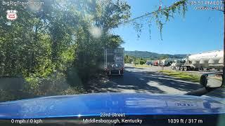 BigRigTravels LIVE: From Old Glade Spring VA via Cumberland Gap to Middlesboro KY (10/8/24)