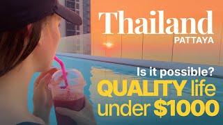 Monthly COST for a COMFORTABLE life in the CHEAPEST PLACE in Thailand 2024 (Pattaya)