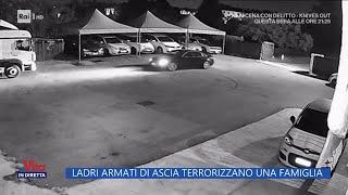 Ladri armati di ascia terrorizzano una famiglia - La Vita in diretta 09/11/2022