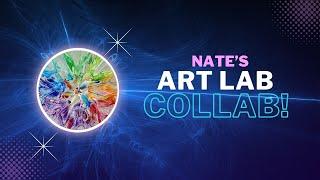 Pride Painting - Swipe Technique! Pearl colors too! #swipe #pride #natesartlab #collab