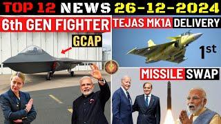 Indian Defence Updates : Italy Offers 6th Gen Fighter,Tejas MK1A Delivery,PAK Missile Swap Offer