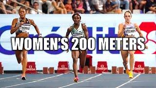 Sydney McLaughlin VS. Abby Steiner! || Women's 200 Meters - 2024 L.A Grand Prix