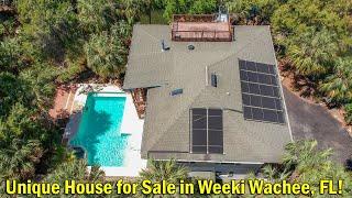 Video Tour of Unique House for Sale in Weeki Wachee, Florida