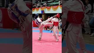 Taekwondo | Girl Fight  #ajaytamangtkd #shorts